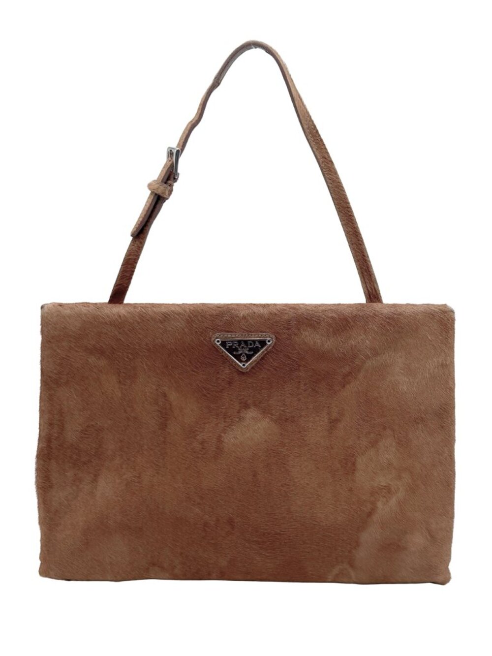 Vintage PRADA 1996 Pony Hair Shoulder Bag and Clutch